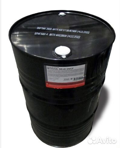 RU000279, моторное масло mitsuoil 5W-40 SN/CF, 205