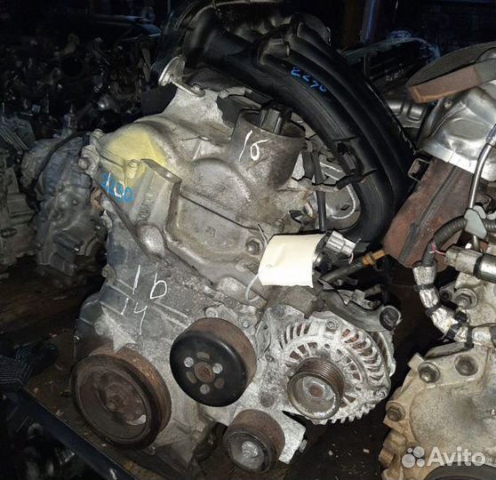 Двигатель Nissan tiida micra note NV200 HR16 DE