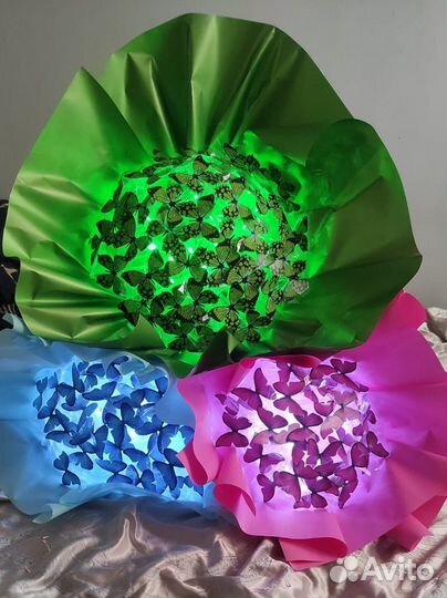 Светящиеся букеты