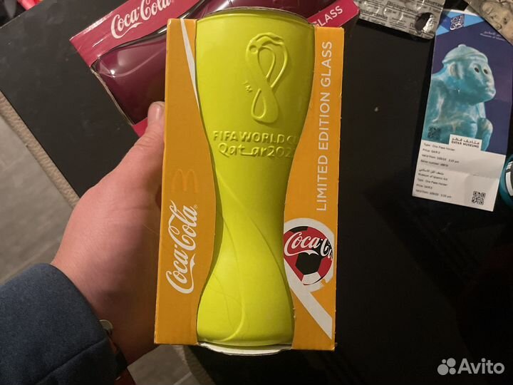 Сувенирные бокалы coca cola FIFA Qatar 2022
