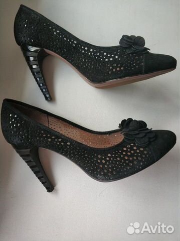 Туфли замшевые нарядные