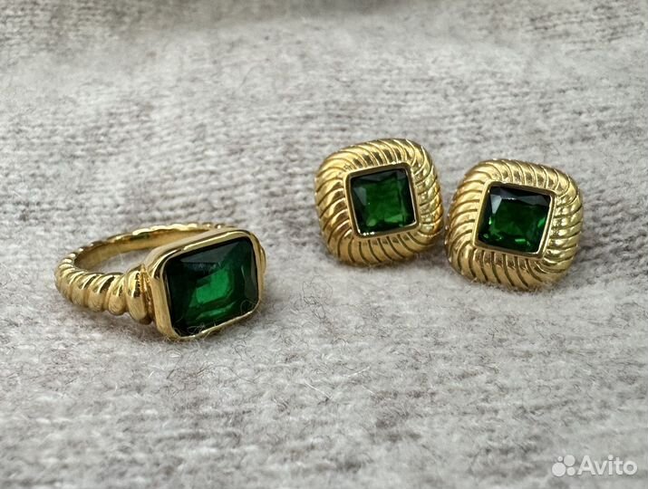 Серьги кольцо