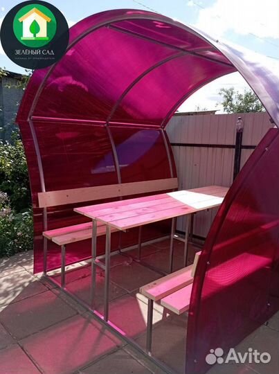 Беседка для дачи из Поликарбоната