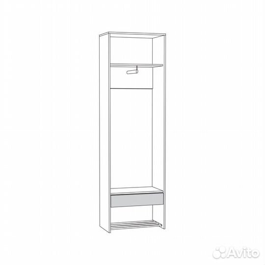 Трувор Шкаф для одежды 13.328.02 Mobi