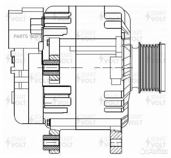 Startvolt LG1827 Генератор для а/м VAG Polo (20)