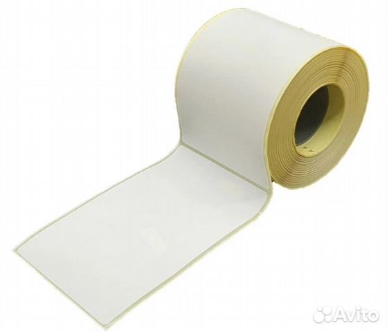 Термоэтикетки эко 75х120 мм. (300 шт в рулоне)