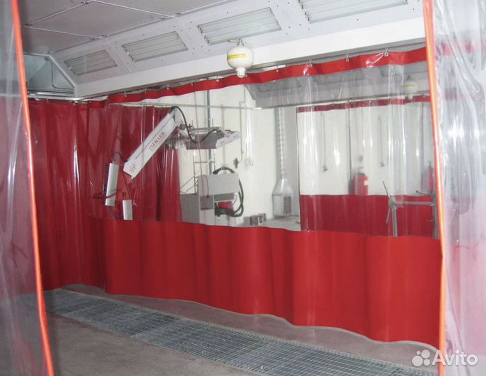 Шторы пвх для автомойки гаража