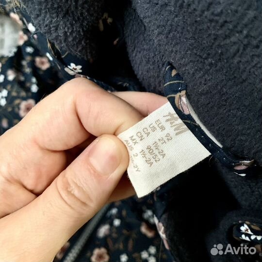 Комбинезон зимний hm 92 для девочки