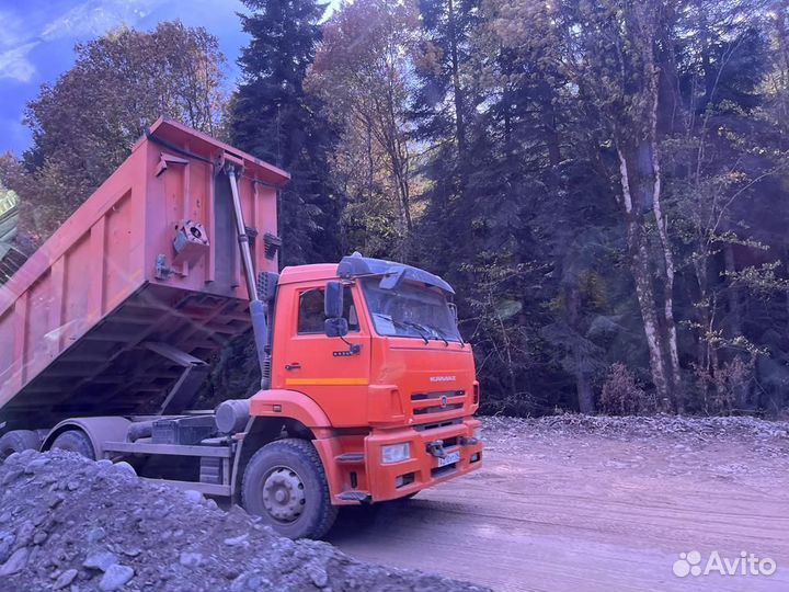 Песок щебень доставка камаз