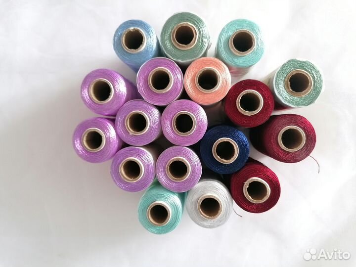 Нитки шёлковые для вышивки. Нитки Doli