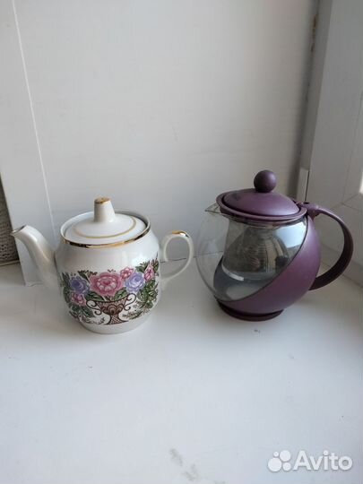 Заварочные чайники и кружки