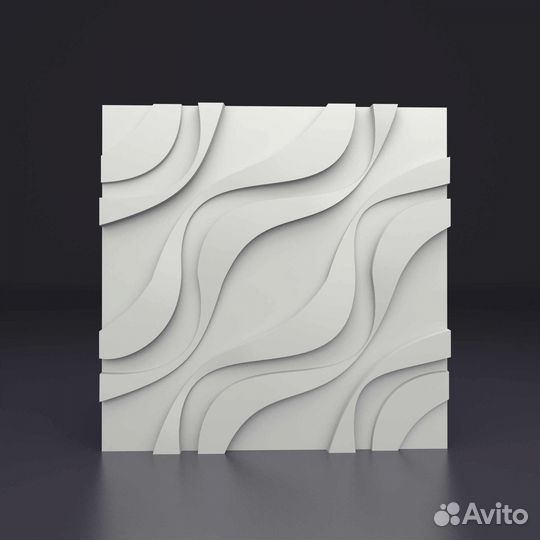 Гипсовая 3D панель 