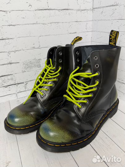 Ботинки Dr Martens Pascal 1460 Black-Green