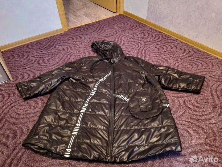 Стеганая удлиненная куртка турция