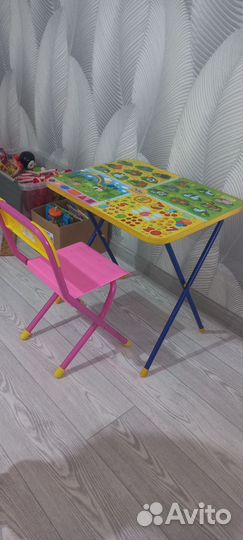 Детский столик и стульчик nika