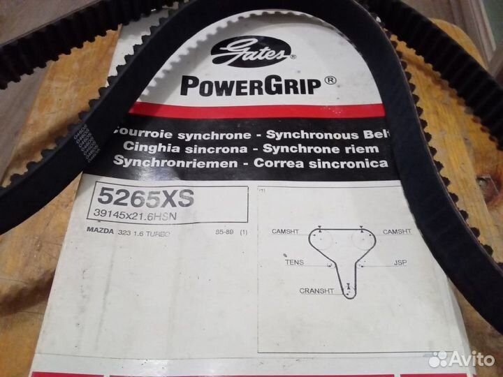 Ремень грм Mazda 323 1.6 Turbo 85-89