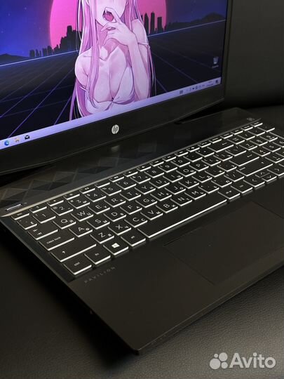 Игровой ноутбук HP Gaming i5-8 / GTX1050 / SSD HDD
