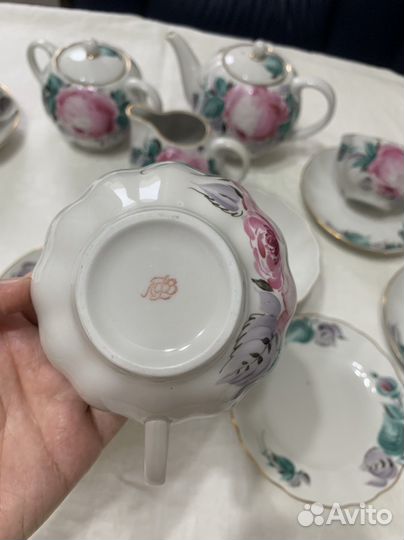 Редкий чайный сервиз СССР лфз