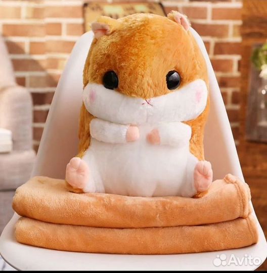 Мягкая игрушка хомяк 3 в 1