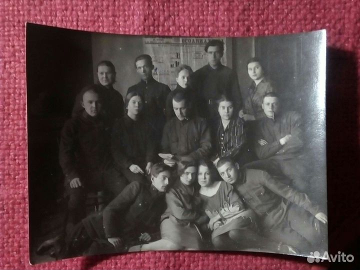 Фото ркка 1929год «драмкружок»Лен.воен.округ.5шт