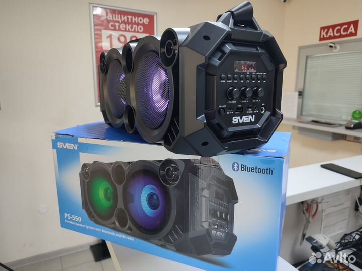 Bluetooth Колонка Sven PS-550 Black