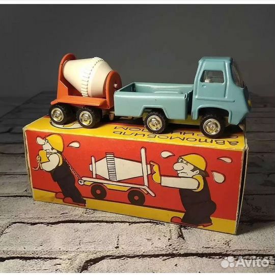 Коллекционный Грузовик Бетономешалка Винтаж