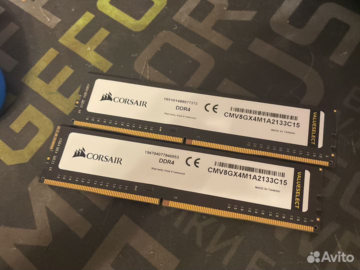 Оперативная память ddr4 16gb corsair