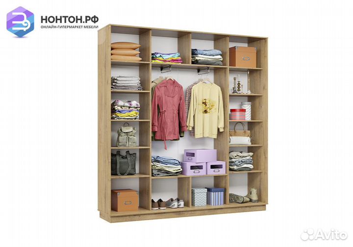 Шкаф-купе трёхдверный Мэн бунратти