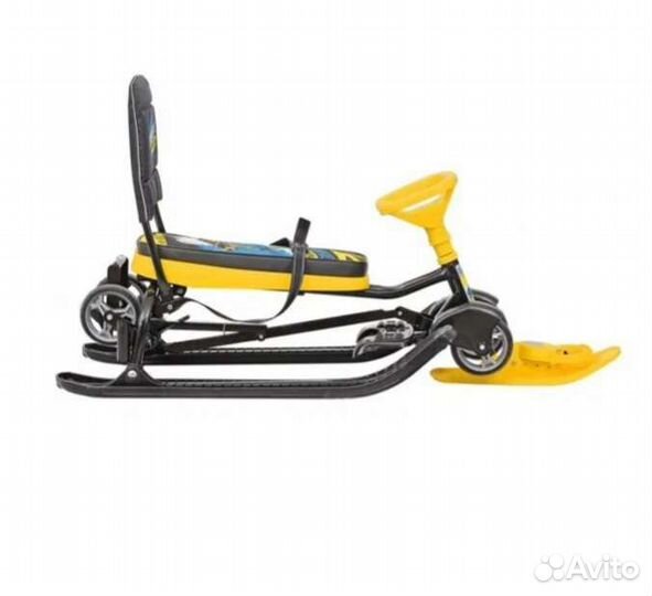 Детский снегокат с колесами