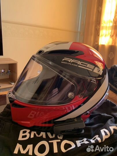 Мото шлем BMW M PRO Race Curbs