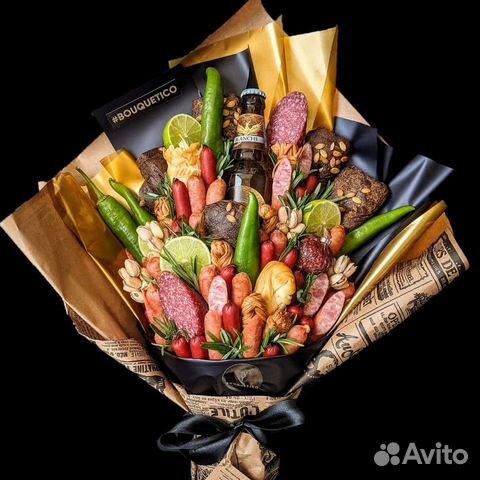 Съедобные букеты для мужчин