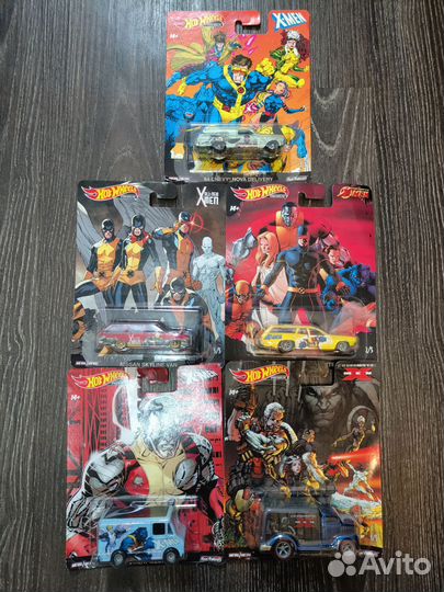Hot wheels premium marvel X-Men люди икс