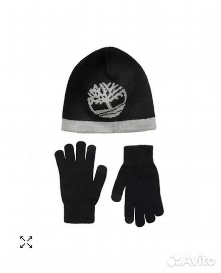 Шапка и перчатки оригинал Timberland