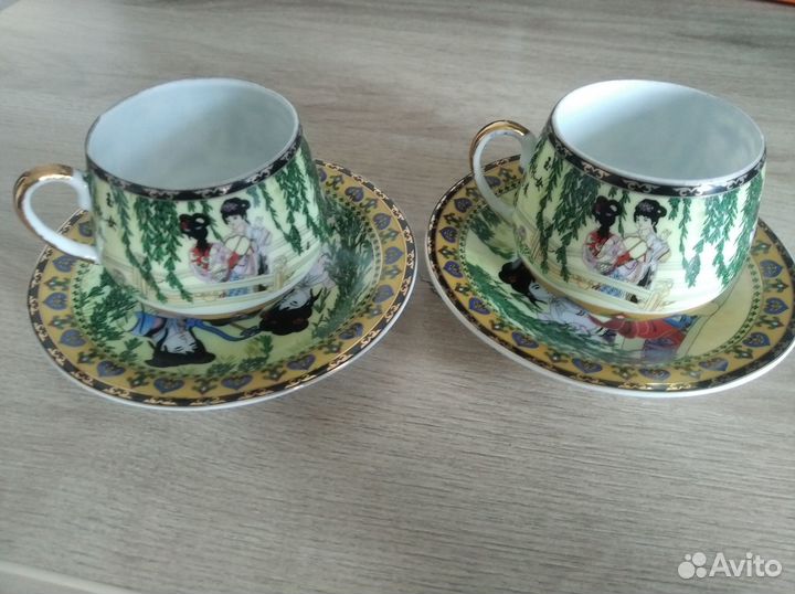 Кофейная пара костяной фарфор