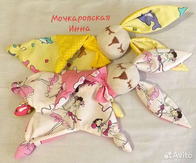 Комфортер сплюшка зайка новорождённым игрушка