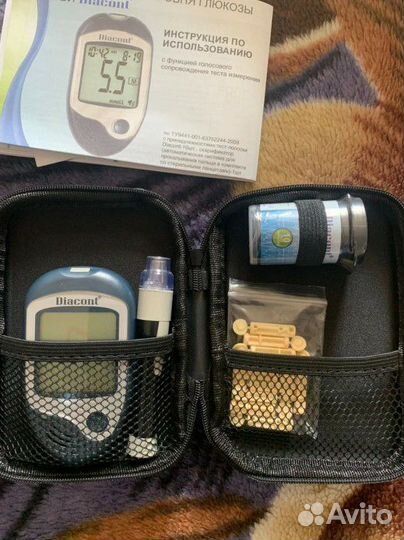 Глюкометр diacont Voice, говорящий результат