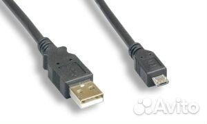 Кабель Bion Кабель двухсторонний USB 2.0 - micr
