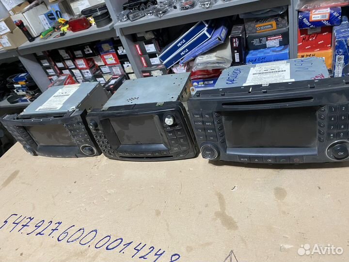 Монитор на Mercedes-benz W209 рестайлинг