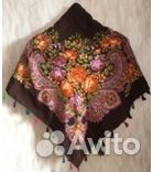 Платок полиэстер расписной