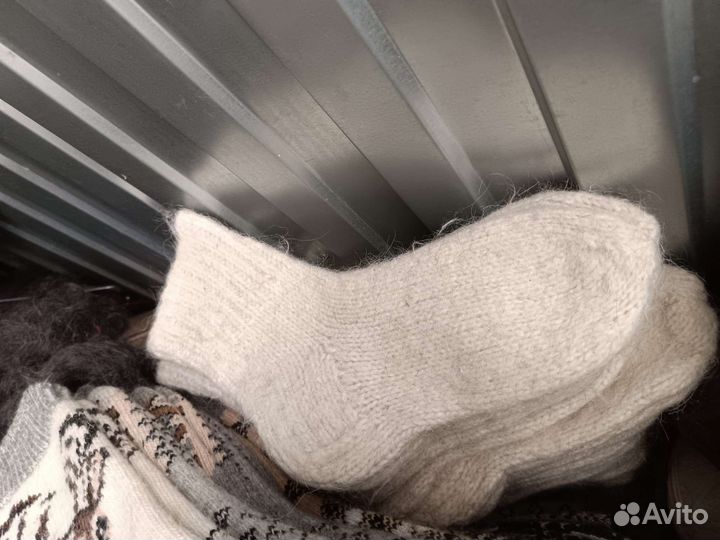 Носки шерстяные мужские ручные и женские