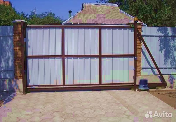 Откатные ворота под ключ