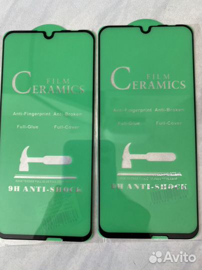 Защитное стекло ceramics 9D на Honor 10 lite/20s/3