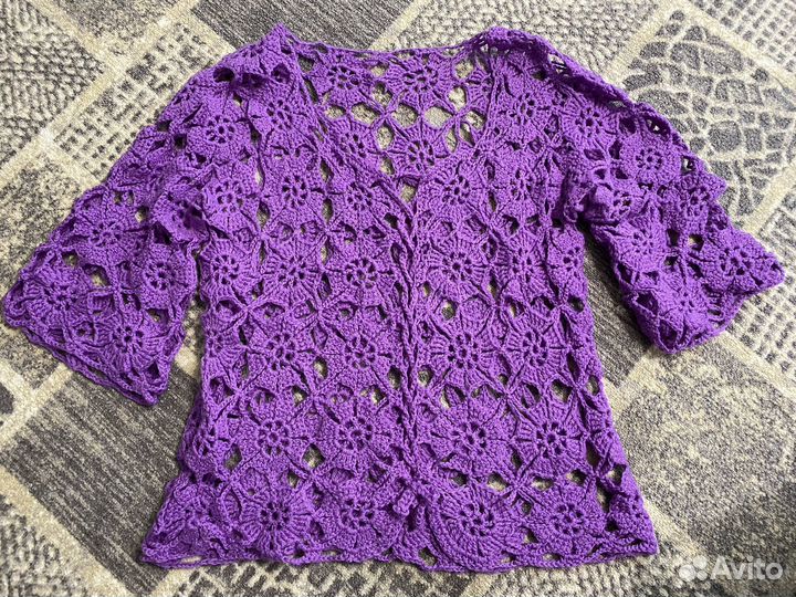 Жилет вязаный женский ручная работа