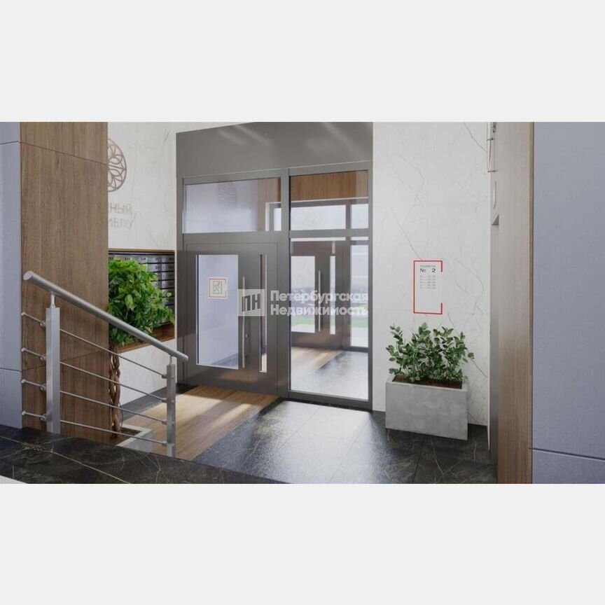 2-к. квартира, 53,6 м², 4/5 эт.