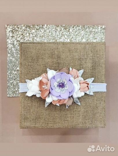 Повязки на голову и резинки для девочки