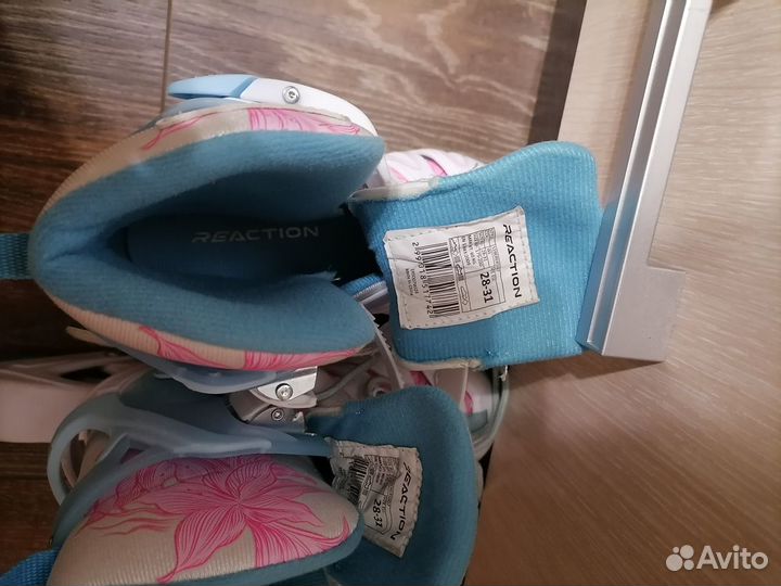 Роликовые коньки детские раздвижные Reaction