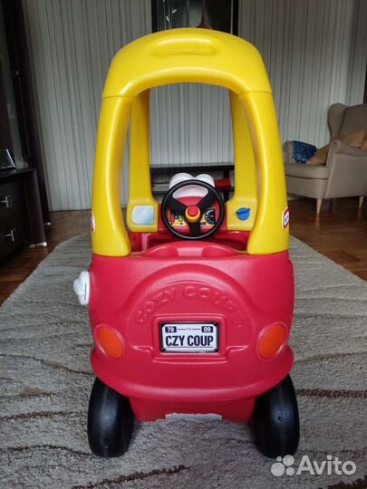 Развивающий автомобиль машина Little tikes красная