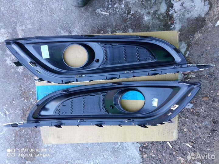 Решётка птф Опель Инсигния рестайлинг