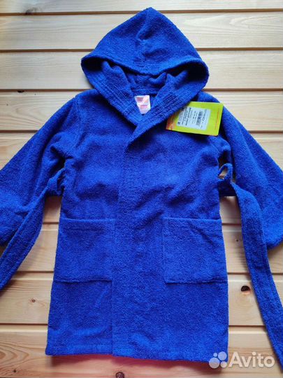 Детский махровый халат новый