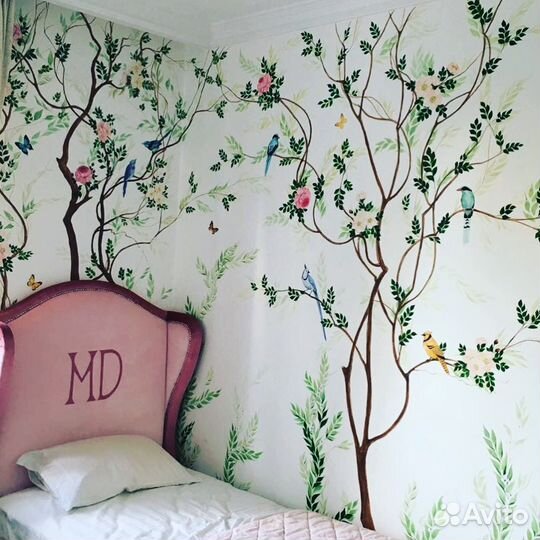 Роспись стен/художник/ремонт/дизайнер